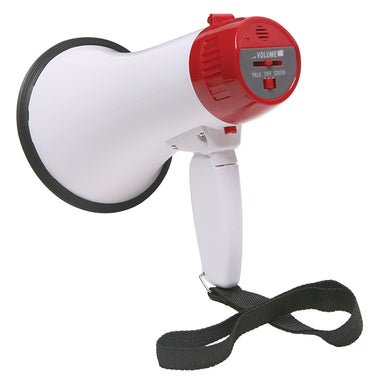 8-watt megaphone designed for education, lightweight and portable for teachers and coaches.